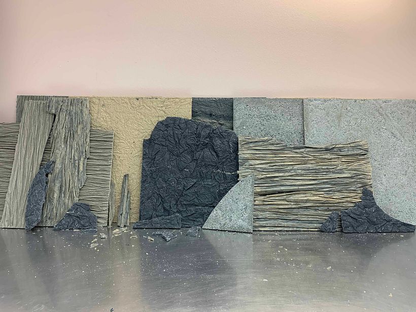 Concrete chocolate tiles 1