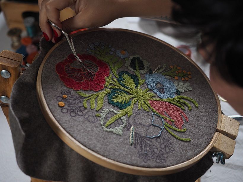 Gimena Romero’s creative process.