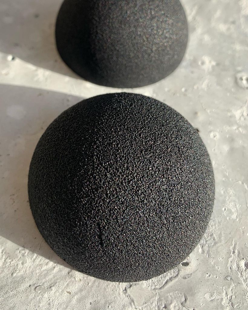 Coffee lava texture dome