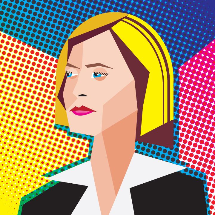 Self portrait to use as icon for work related media sites.