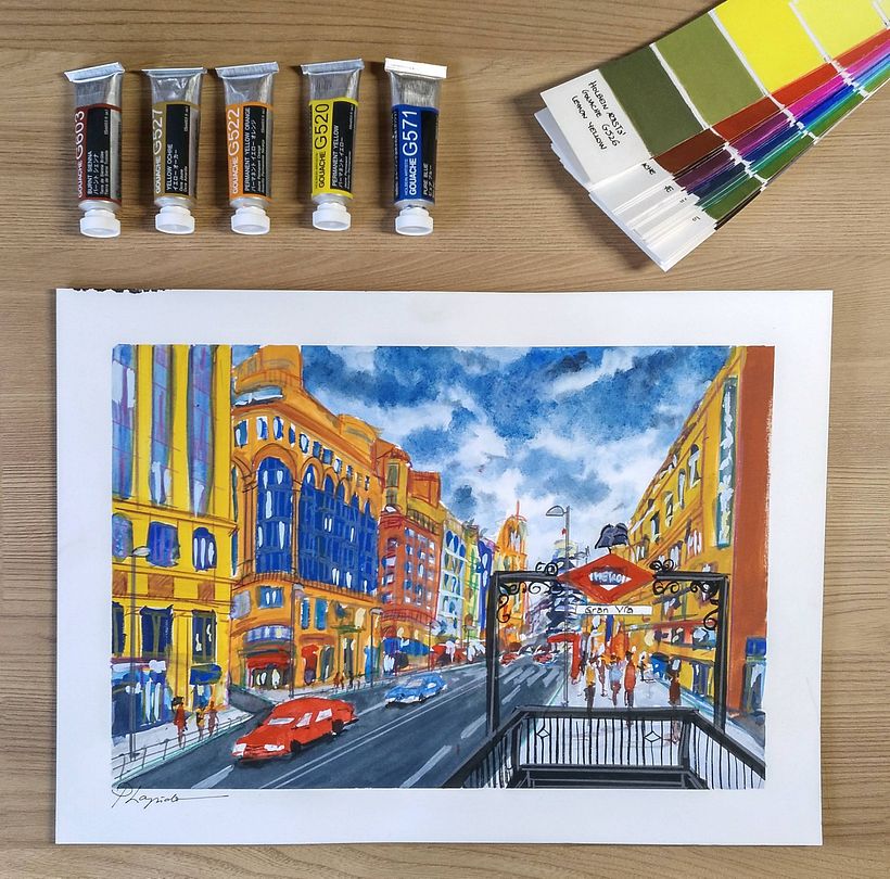 Mi Proyecto del curso: Sketchbook pictórico en gouache 0