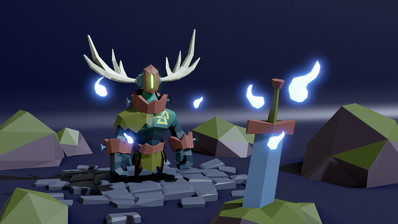 Mi Proyecto del curso: Modelado de personajes low poly para videojuegos 0