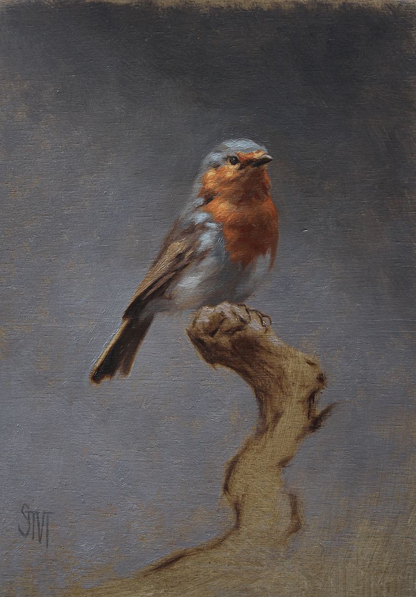 18 x 24 cm. Oil on panel