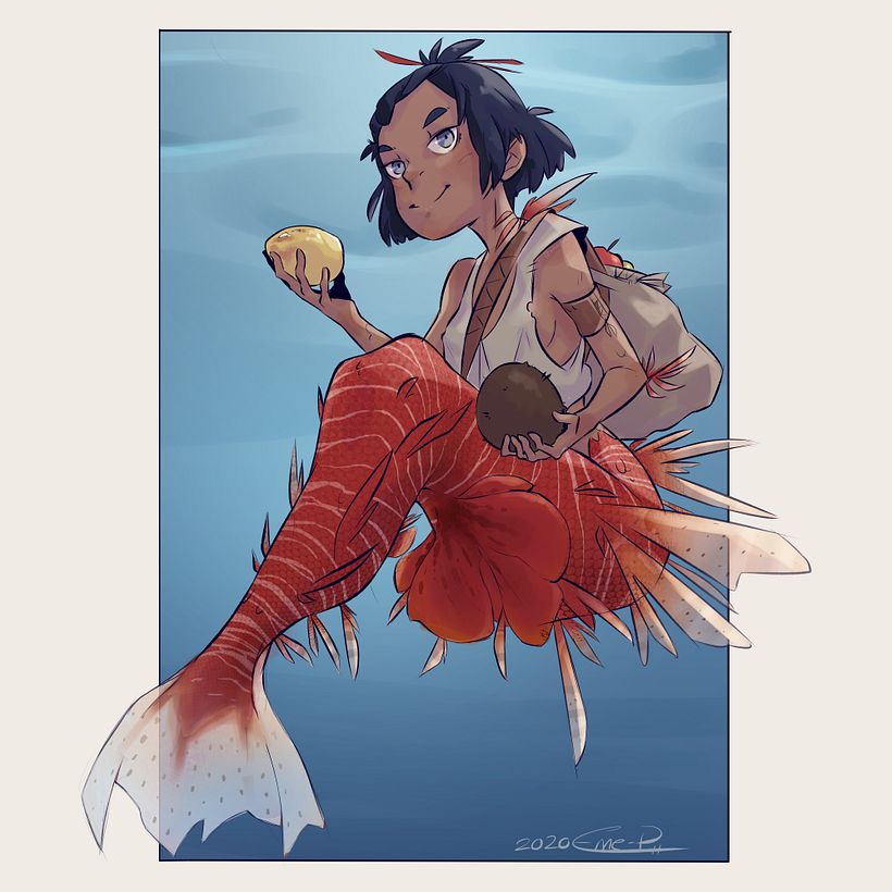 Mermaids + Fire Boy 1