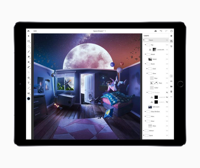 Photoshop para iPad.