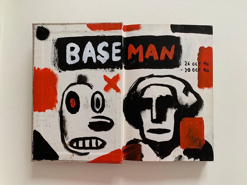 Sketchbook mixed media experimentation 2