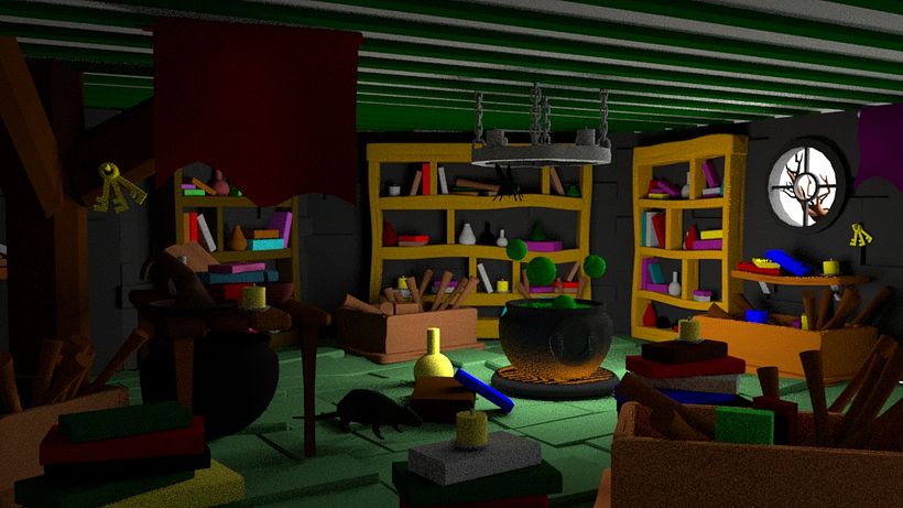 Creación de escenario mazmorra desde 0 en Autodesk Maya. 3