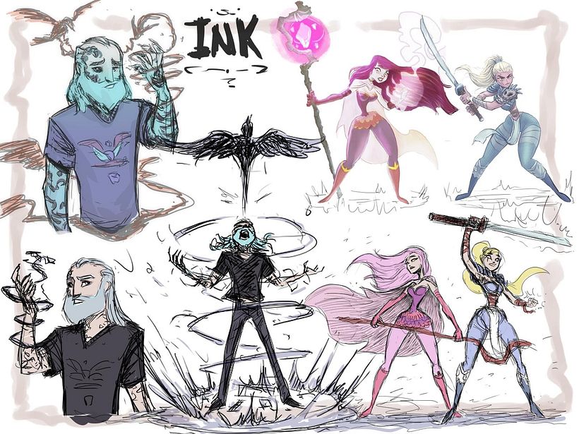 Creando “Ink Warriors” 1