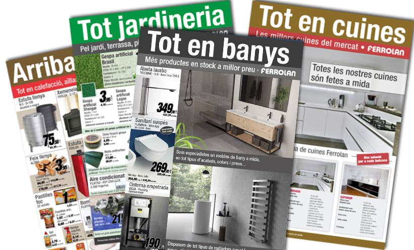 Folletos y catálogos propios