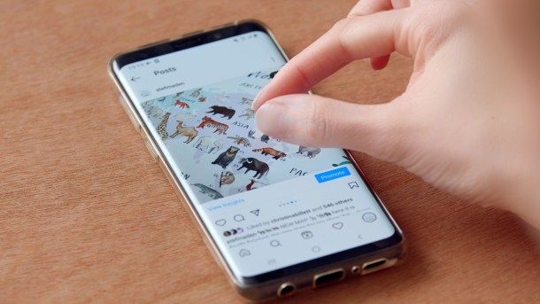 Escolha um formato quadrado para o Instagram