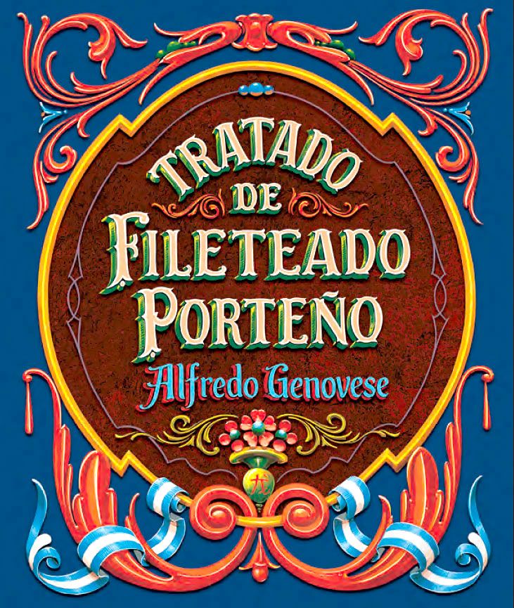 Genoveses escribió un libro sobre el Fileteado.