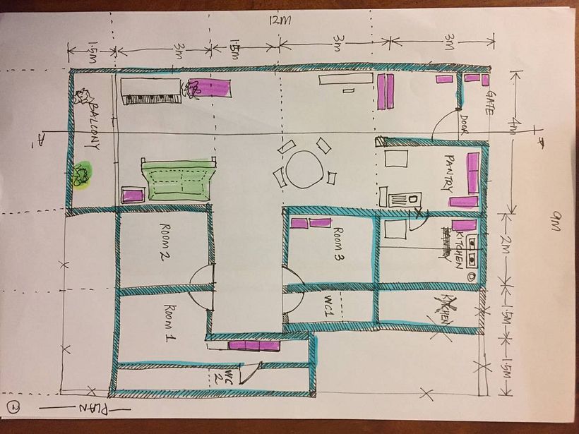 My project in Introduction to Freehand Architectural Design course 0