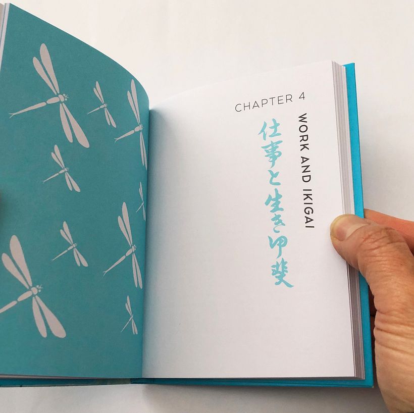 Cilent: Kylebooks, calligraphy + cover illustration / '' IKIGAI '' author : Yukari Mitsuhashi 