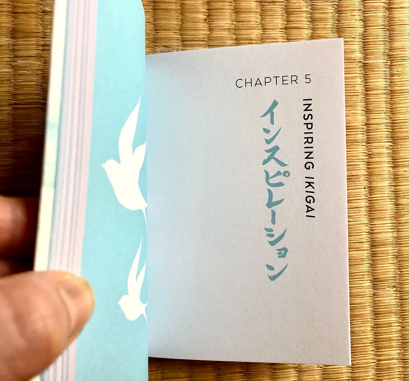Cilent: Kylebooks, calligraphy + cover illustration / '' IKIGAI '' author : Yukari Mitsuhashi 