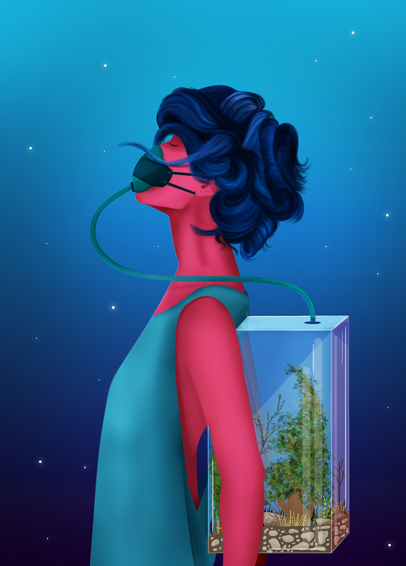 My project in Digital Fantasy Portraits with Photoshop course 1