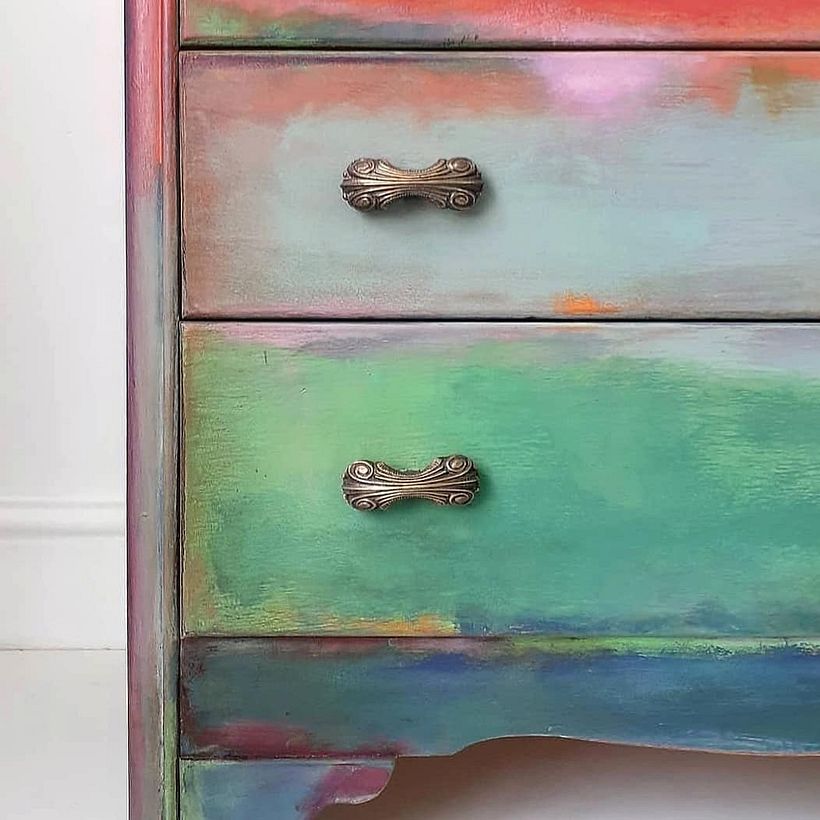 Blended Paint Effect with Chalk Paint 12