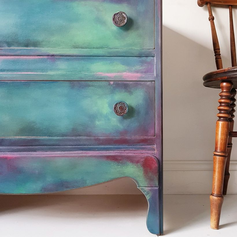 Blended Paint Effect with Chalk Paint 16