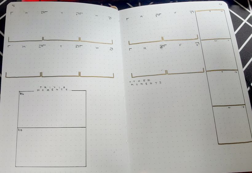 Bi-weekly spread