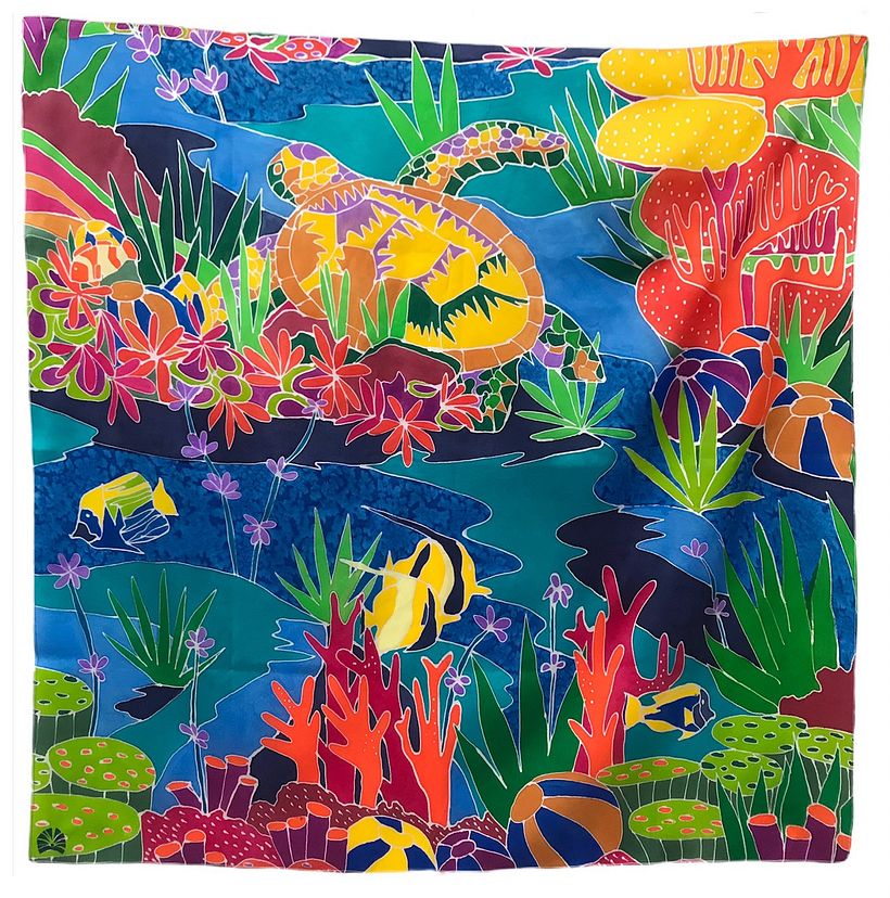 My project in Silk Painting Techniques course -1