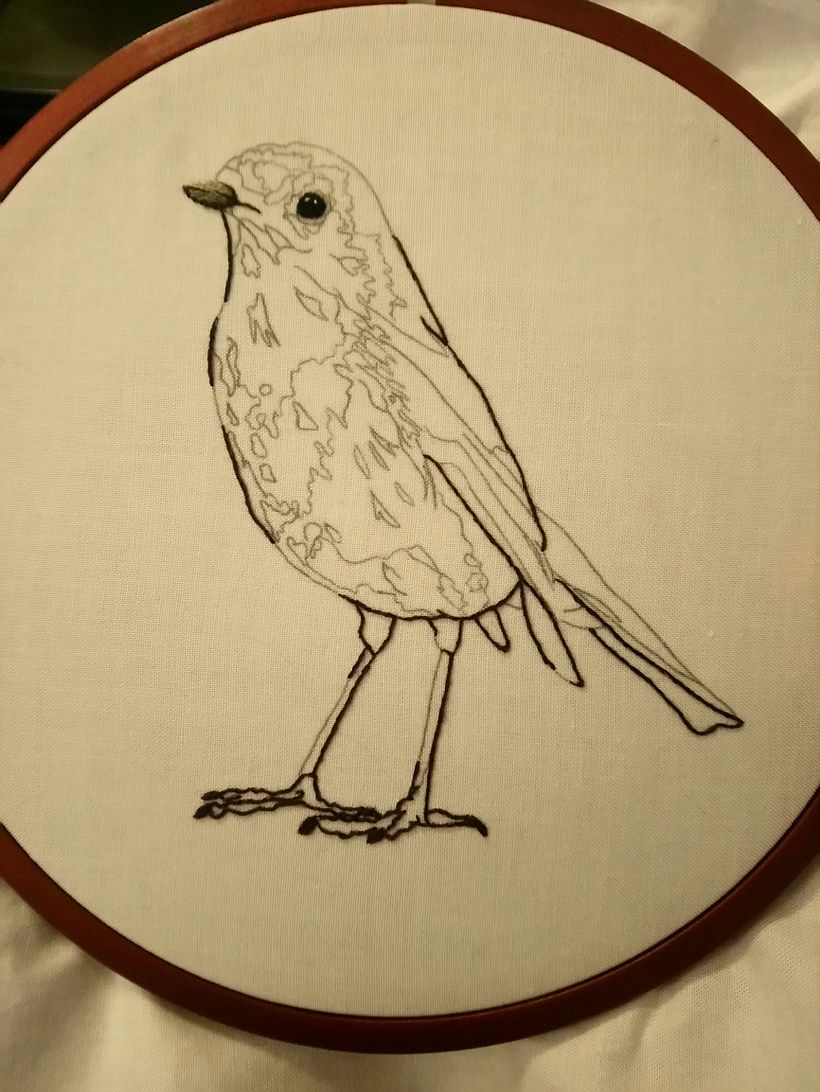 The pattern transfer was mirrored by accident, but it just made it more original.