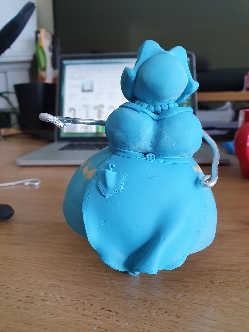 Het detail modelleren, het schuren afronden