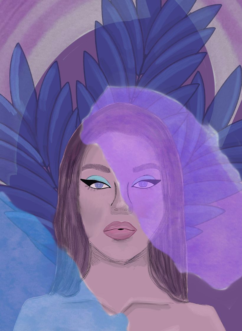 Mi Proyecto del curso: Retrato ilustrado con Procreate 1