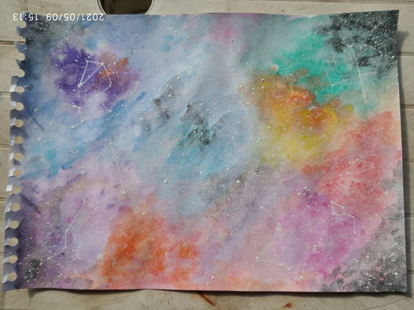 Mi galaxia, la primera...pero no la última! Ya seguiré probando técnicas.