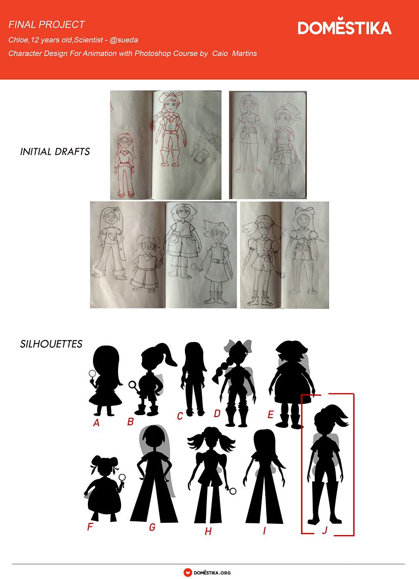 My project in Character Design for Animation with Photoshop course - Design