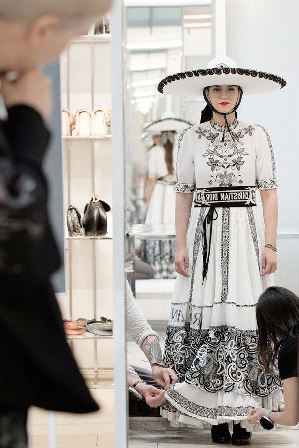 Otro diseño de Christian Dior, 2018.