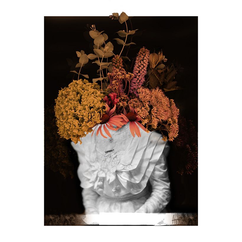 Inspired by - collage, mixed media and mixed technique 9