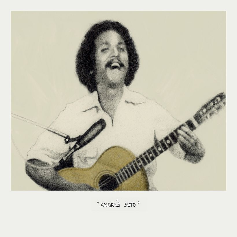 "Andres Soto". Dibujo en grafito con pintura digital 2