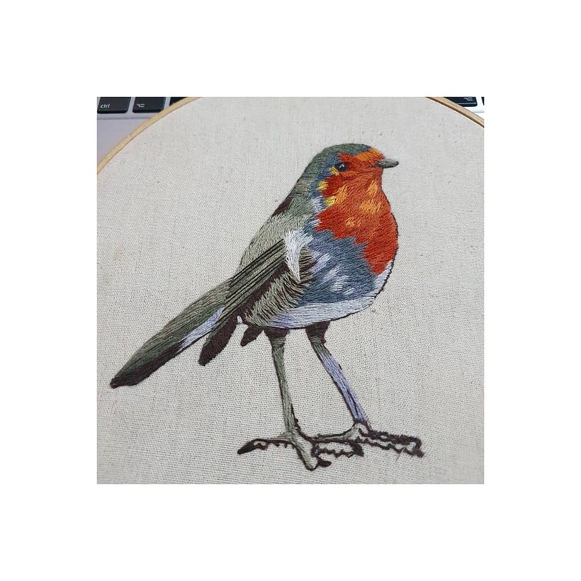 Proyecto del curso | Pintar con hilo: Técnicas de Ilustración Textil de Gimena Romero 2