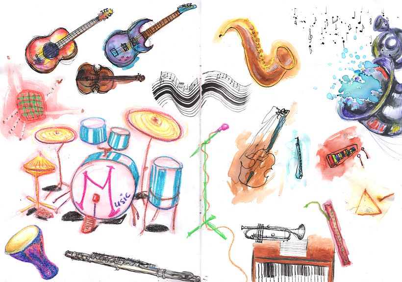 My project in Illustration Techniques to Unlock your Creativity course 3