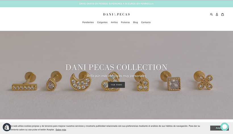 Mi Proyecto del curso: Creación de mi e-commerce de joyas con Shopify 1