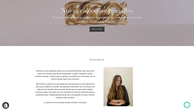 Mi Proyecto del curso: Creación de mi e-commerce de joyas con Shopify 4