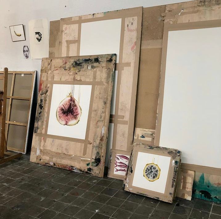In the studio