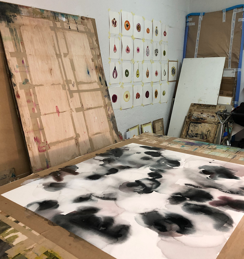 Working on the texture of dragon fruit