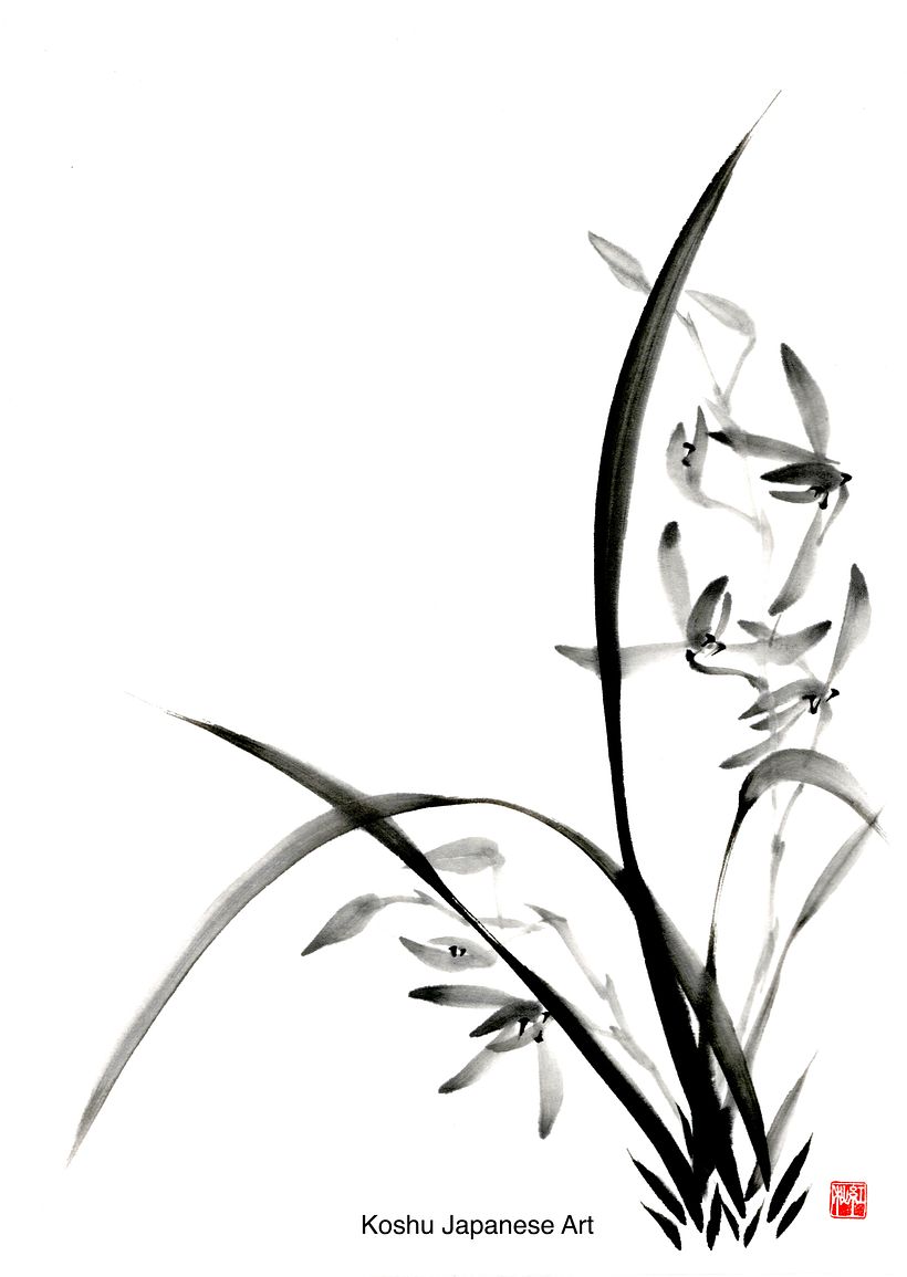 My project in Introduction to Sumi-e Painting course 4