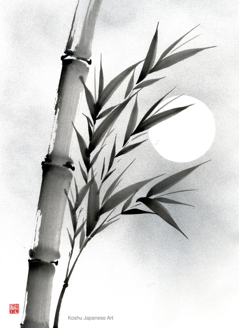 My project in Introduction to Sumi-e Painting course 4