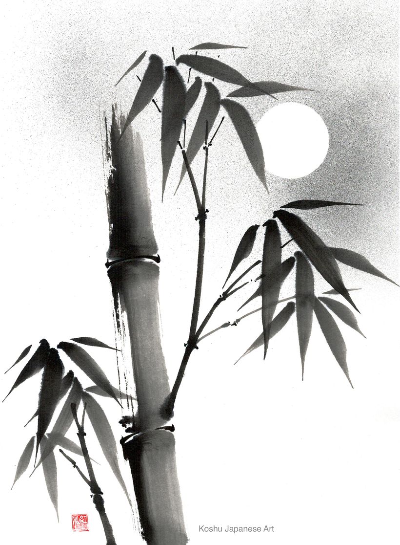 My project in Introduction to Sumi-e Painting course 4