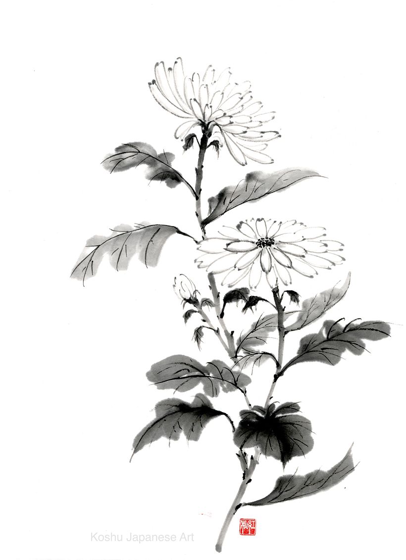My project in Introduction to Sumi-e Painting course 5