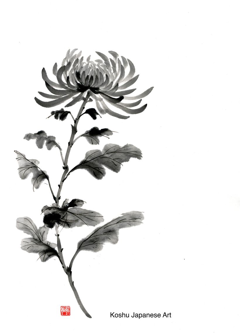 My project in Introduction to Sumi-e Painting course 6