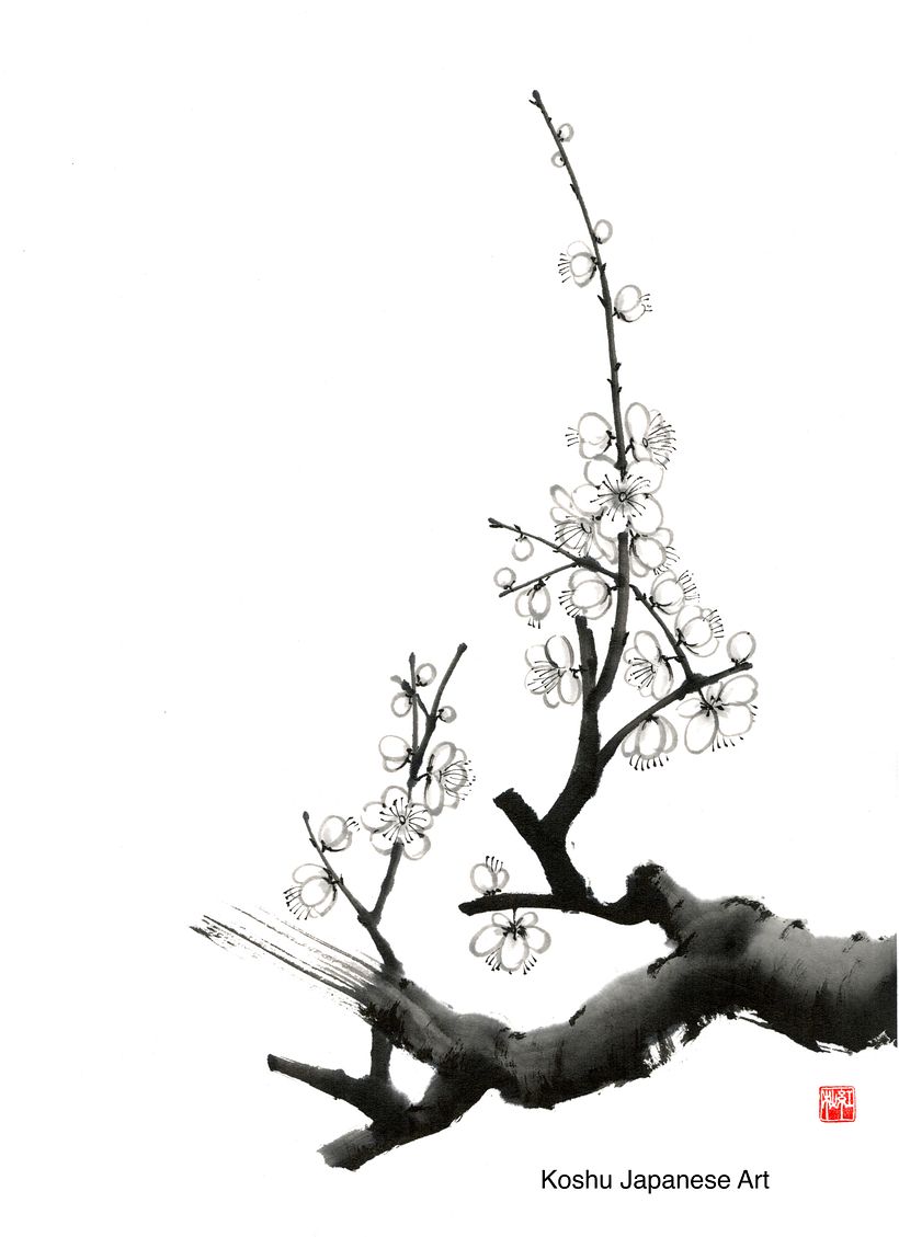 My project in Introduction to Sumi-e Painting course 7