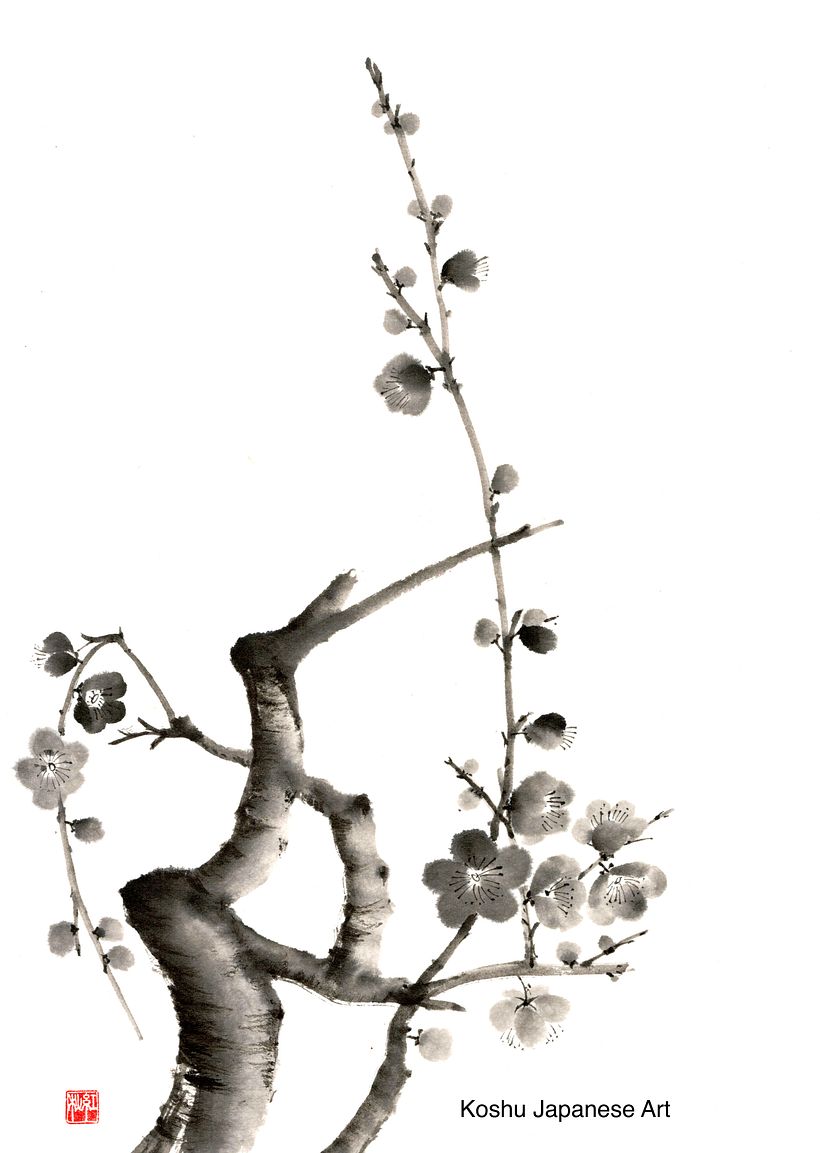 My project in Introduction to Sumi-e Painting course 8
