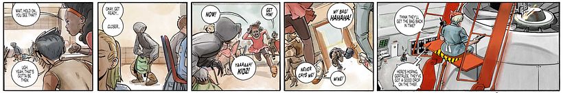 My Watercolor Comic project! - Ilustración tradicional