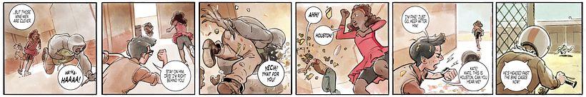 My Watercolor Comic project! - Ilustración tradicional