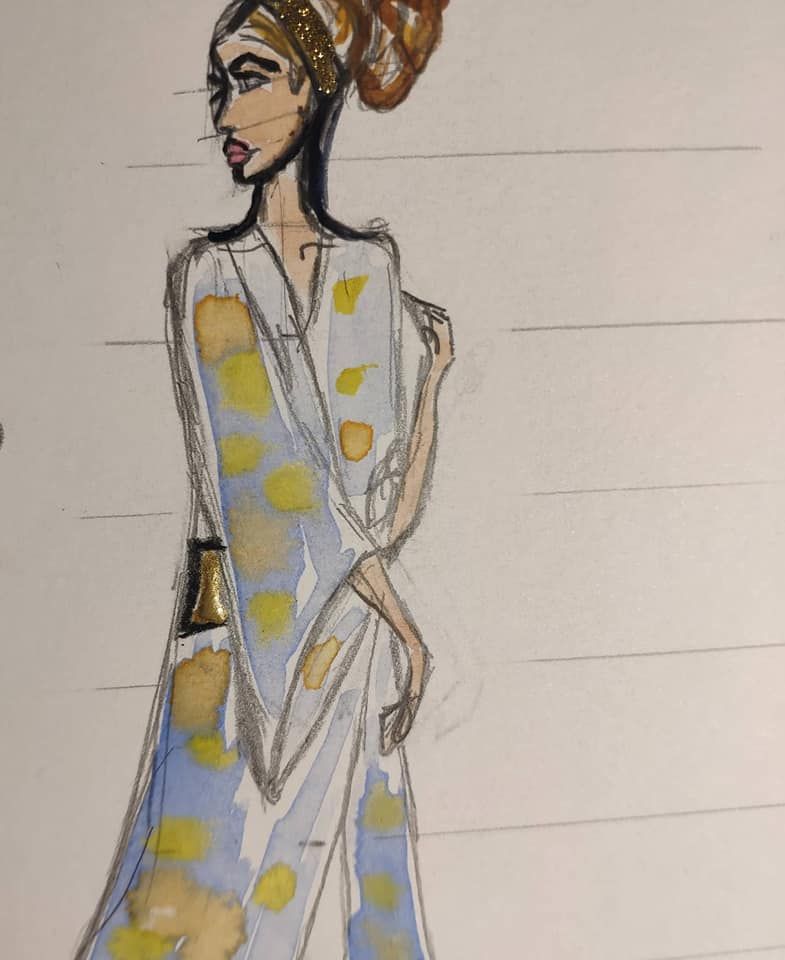 Mi Proyecto del curso: Técnicas creativas para la ilustración de moda 3