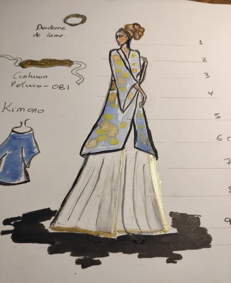 Mi Proyecto del curso: Técnicas creativas para la ilustración de moda 10
