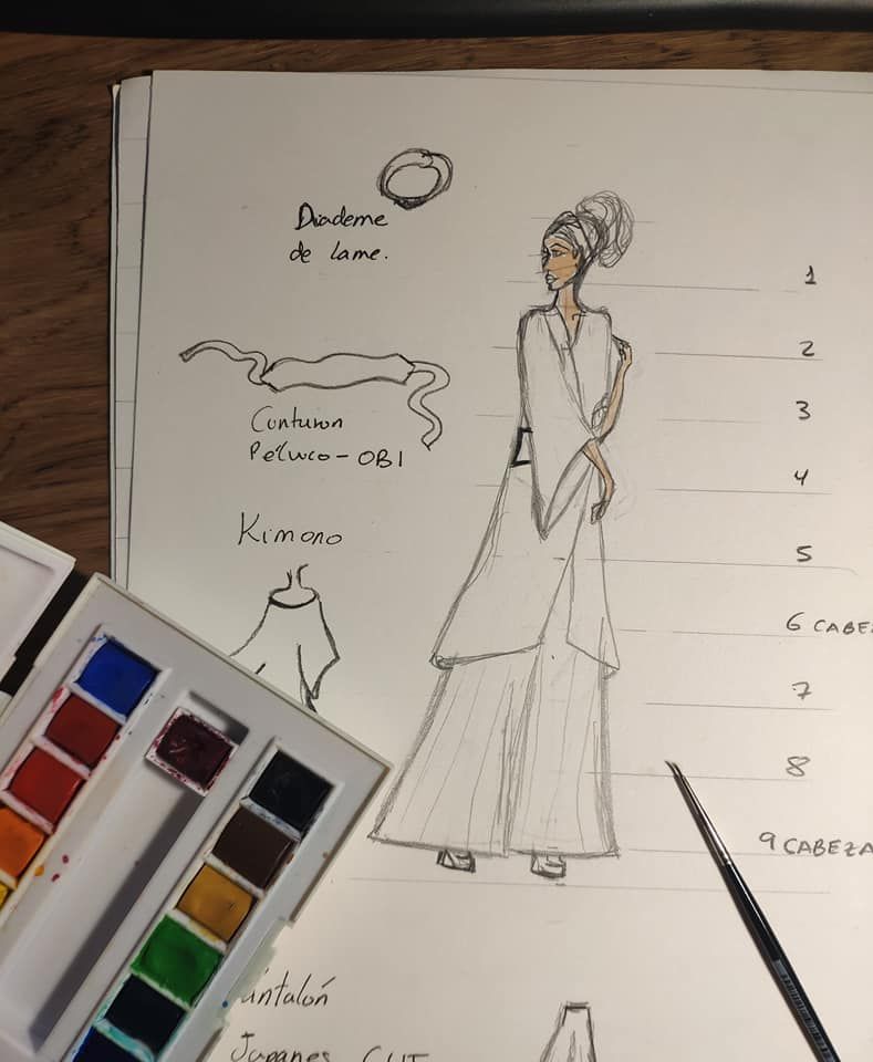 Mi Proyecto del curso: Técnicas creativas para la ilustración de moda 7