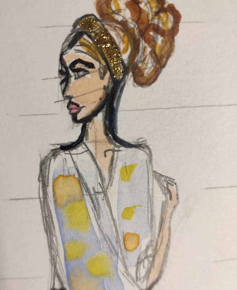Mi Proyecto del curso: Técnicas creativas para la ilustración de moda 8